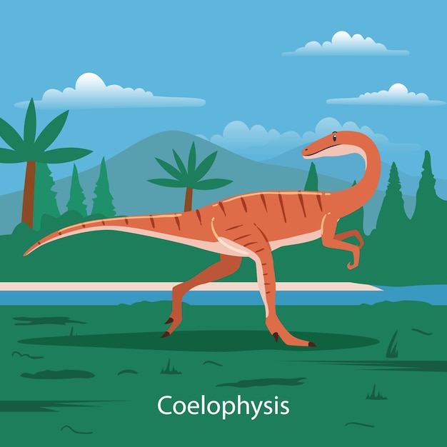 Coelophysis Prehistoryczne Zwierzę