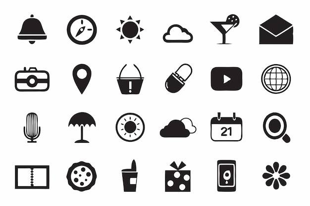 Collection of Black Icons