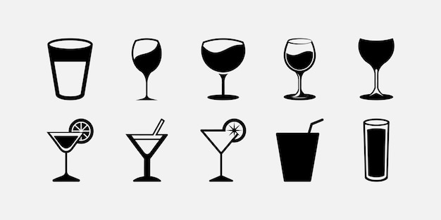 Collection of Drink Glasses