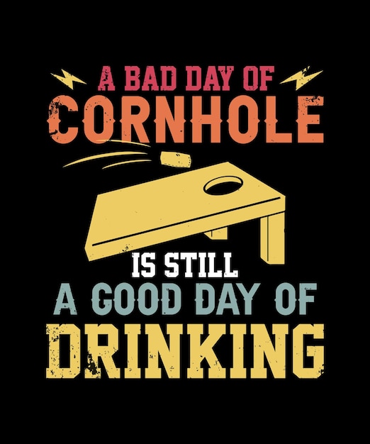 cornhole tshirt design cornhole typografia tshirt design cornhole cytaty projekt koszulki