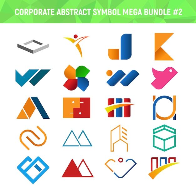 Corporate Abstract Symbol Mega Bundle