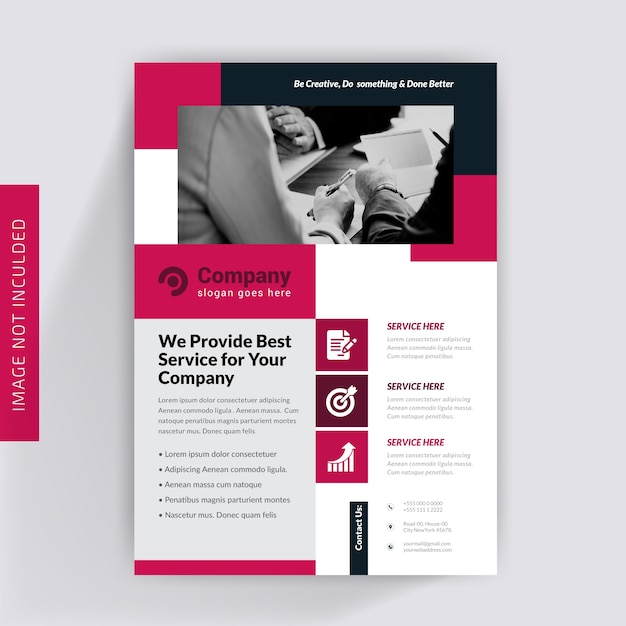 Plik wektorowy corporate business brochure design