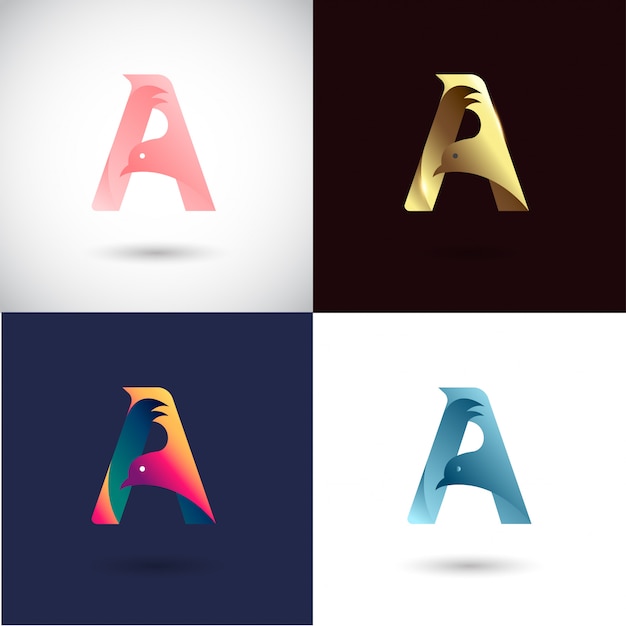 Plik wektorowy creative letter a logo design