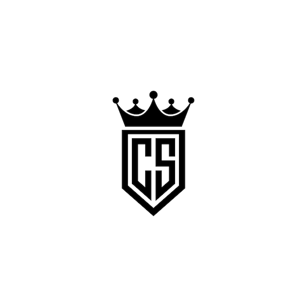 CS monogram logo projekt list tekst nazwa symbol monochromatyczne logotyp alfabet znak proste logo