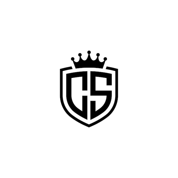 CS monogram logo projekt list tekst nazwa symbol monochromatyczne logotyp alfabet znak proste logo
