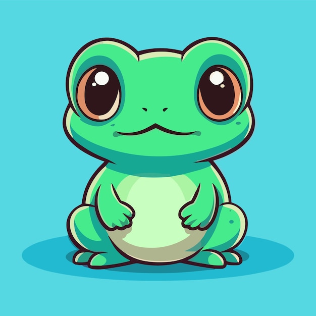 Cute Frog Cartoon Vector Illustration for Children039s Produkty drukowanie sublimacyjne i więcej