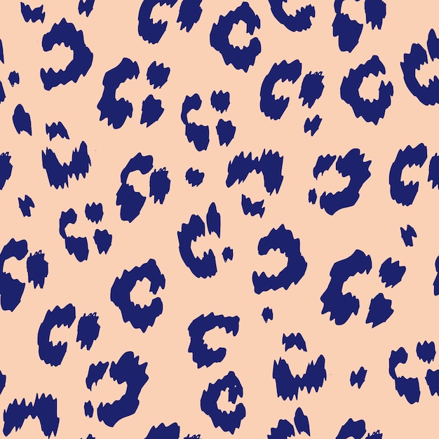 Plik wektorowy cute leopard spots dekoracyjny bezszwowy wzór powtarzający się tło tileable tapeta druk