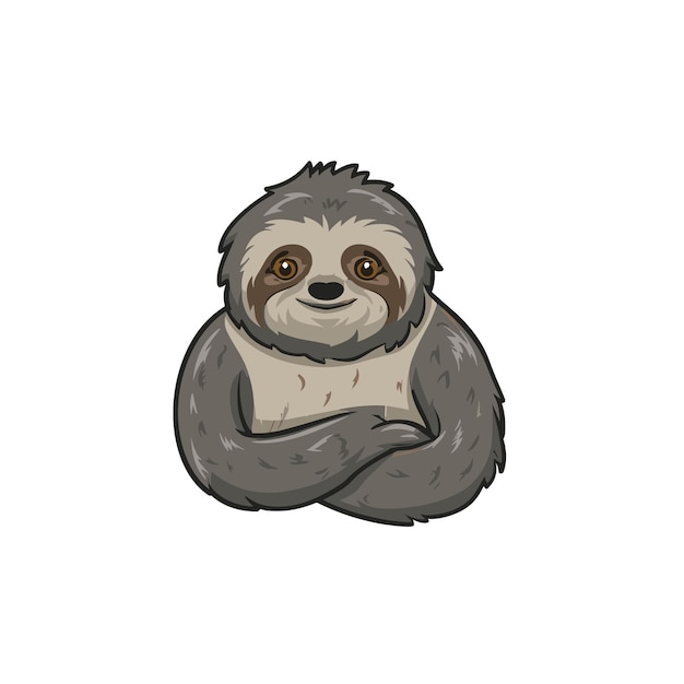 Plik wektorowy cute sloth activities wektorowe sztuki