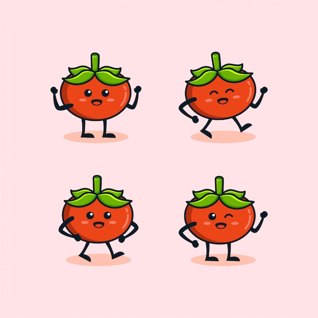 Cute Tomato Character