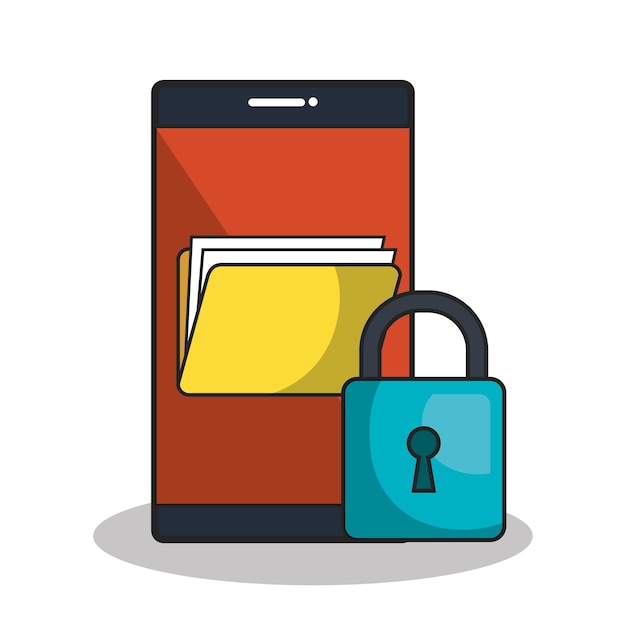 Cyber ​​system bezpieczeństwa ikony wektorowy ilustracyjny projekt
