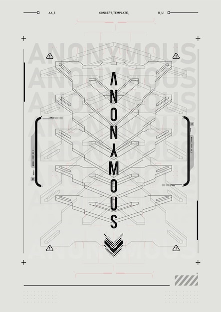 Cyberkultura Cyberpunk futurystyczny plakat programowanie i wirtualne środowiska hakowanie Nowoczesny ulotka