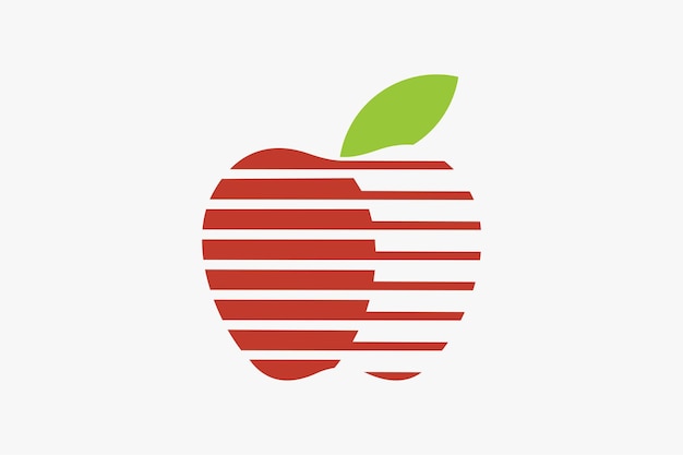 Plik wektorowy cyfrowe logo apple