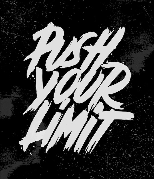 Cytat Motywacyjny Push Your Limit