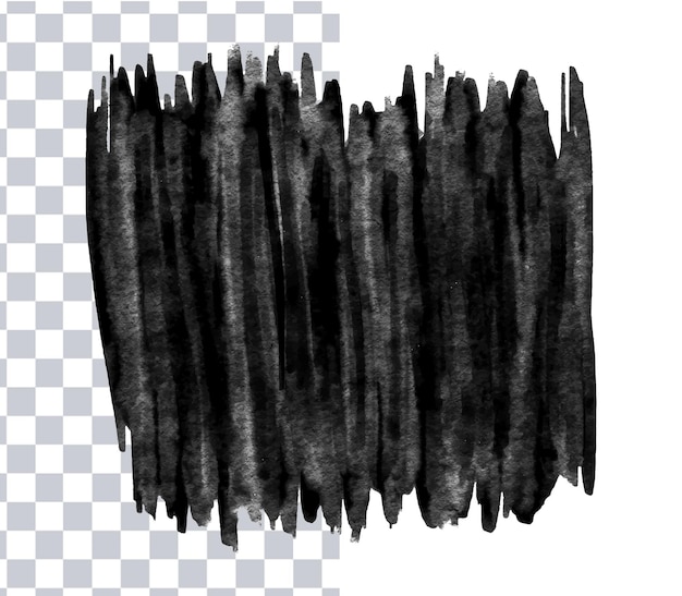 Czarna akwarela etykieta tło projektowanie wektorowe ilustracja ręczna farba tekstura izolowana