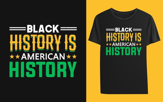 Czarna Koszulka „historia To Historia Ameryki”