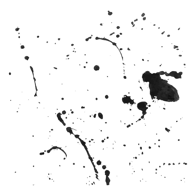 Plik wektorowy czarna plamka na białym tle