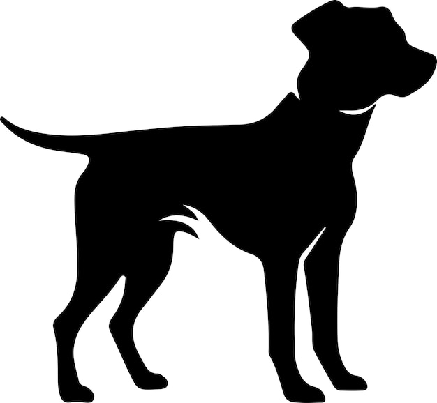 Plik wektorowy czarna sylwetka psa z przezroczystym tłem