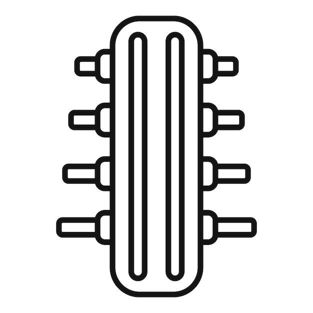 Plik wektorowy czarno-biała ilustracja wektorowa mikroczipu
