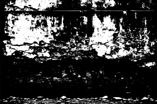 czarno-biała tekstura grunge ilustracja wektorowa tekstura tła