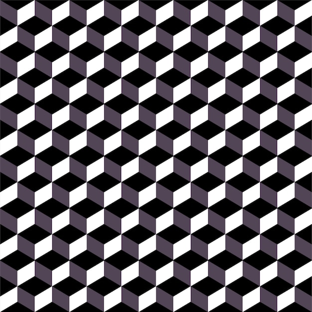 Czarno-białe geometryczne bezszwowe wzory tła