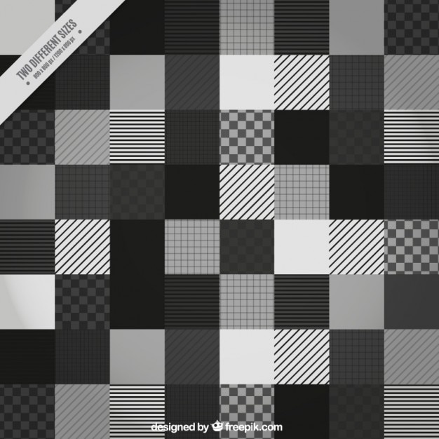 Plik wektorowy czarno-białe kwadraty tło z liniami