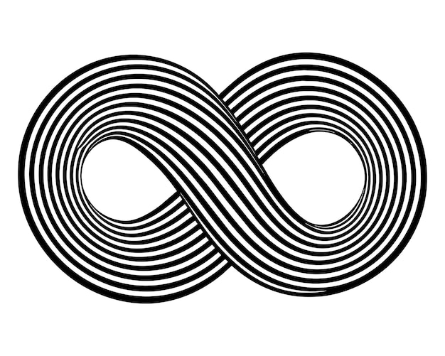 Plik wektorowy czarno-białe logo z słowem zigza