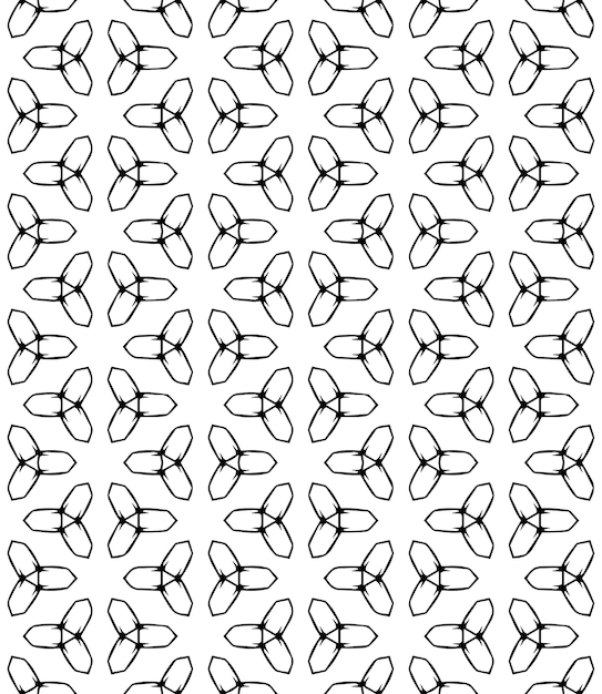 Plik wektorowy czarno-biały bezszwowy abstrakcyjny wzór tło i tło szary wzór ozdobny