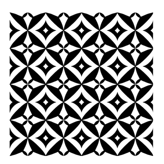 czarno-biały geometryczny wzór z czarno-białym wzorem