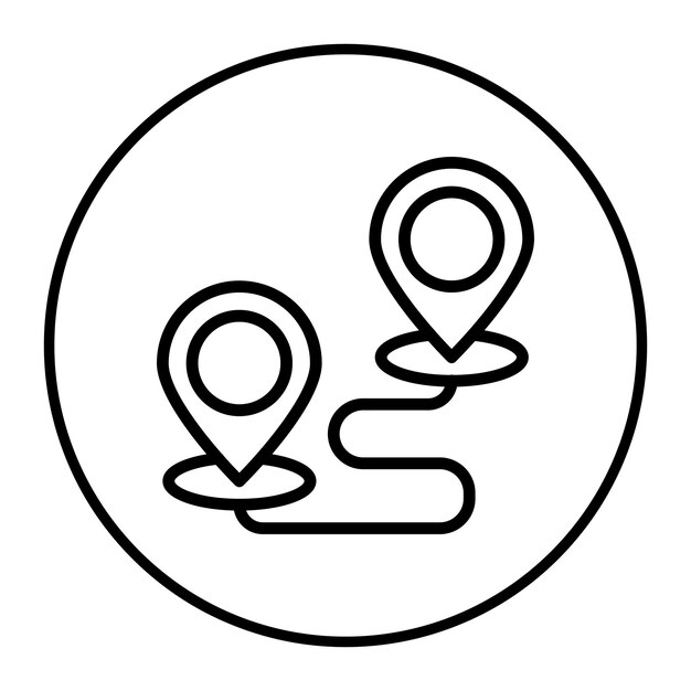czarno-biały krąg z mężczyzną i kobietą na nim