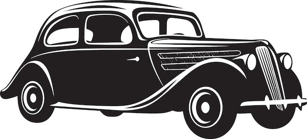 Plik wektorowy czarno-biały rysunek samochodu z otwartymi drzwiami