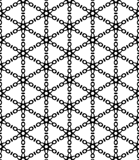 Czarno-biały wzór tekstury Skala szarości ozdobny projekt graficzny Mozaiki ozdoby
