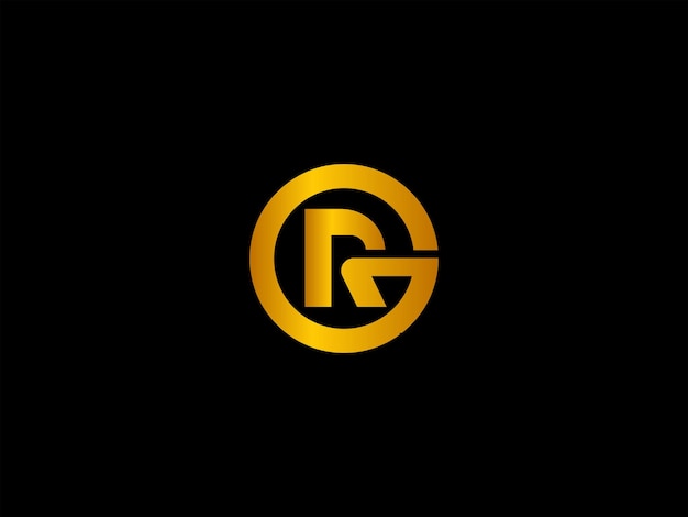 Czarno-żółte Logo Z Literą R W Kółku