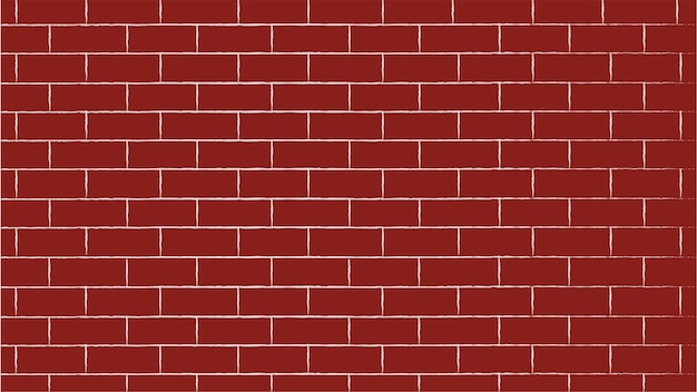 Czerwona cegła ściana wektor ilustracja tło