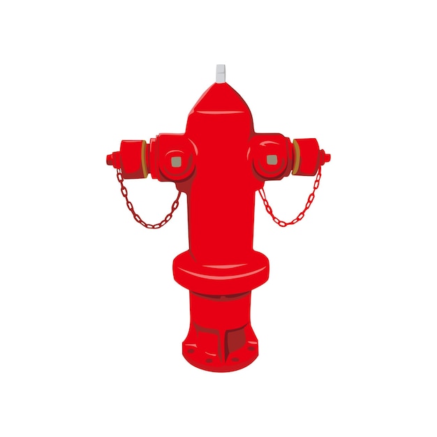 Plik wektorowy czerwona gaśnica ilustracja wektorowa bezpieczny sprzęt ratowniczy znak i symbol
