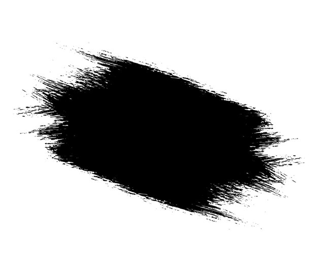 Czerwona i biała ramka pędzla na białym tle Vector grunge circle