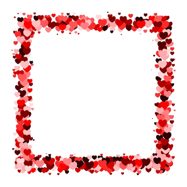 Plik wektorowy czerwona kwadratowa ramka z przestrzenią dla tekstu