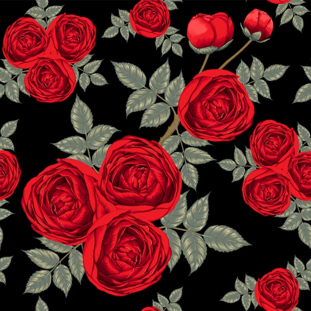 Czerwona Róża Kwiaty Szwu