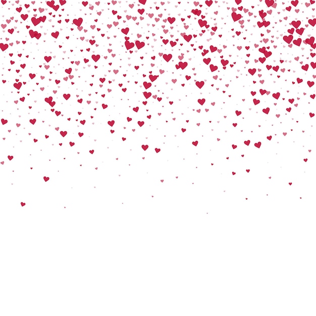 Plik wektorowy czerwone serca na białym tle