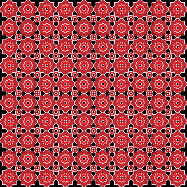 Plik wektorowy czerwone tło geometryczne w stylu orientalnym