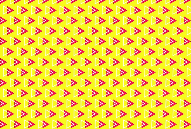 Plik wektorowy czerwony biały i żółty trójkąt konfetti strona wzór grafiki wektorowej