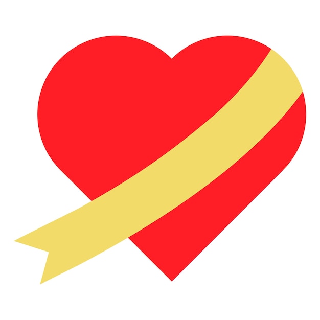 Plik wektorowy czerwony element projektowy ikony serca na dzień walentynek