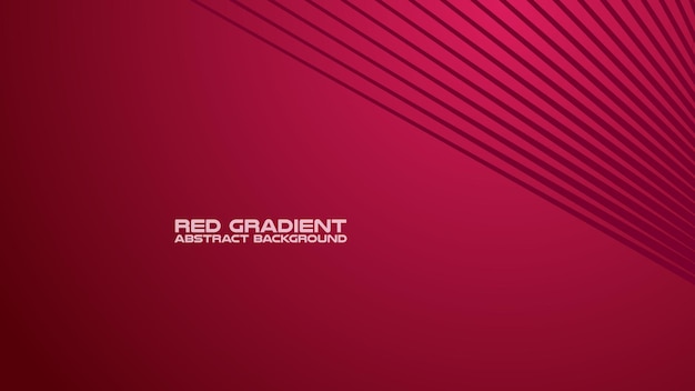 Czerwony gradient z krzywą linią abstrakcyjnego tła dla tła lub prezentacji