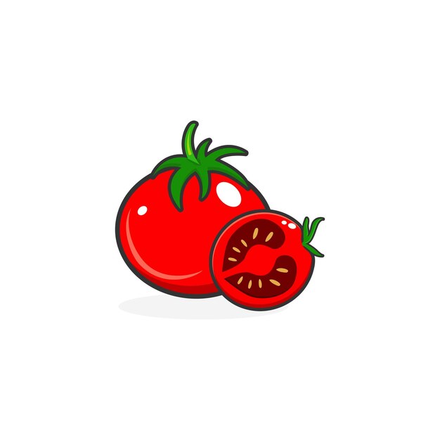 Plik wektorowy czerwony wektor świeżych owoców pomidora