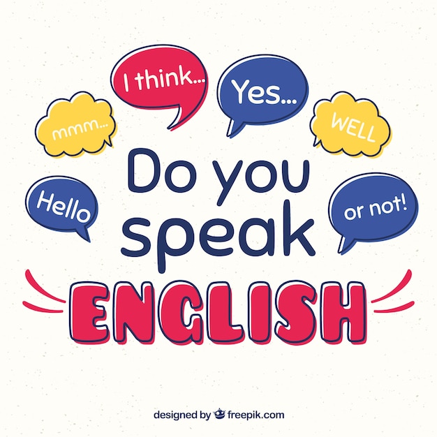 Czy Mówisz Po Angielsku Literowanie Tła