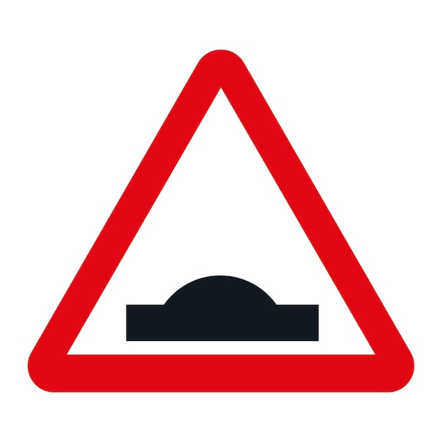 DANGER TRAFFIC SIGNALS OF SPANIA P15a Projekcja