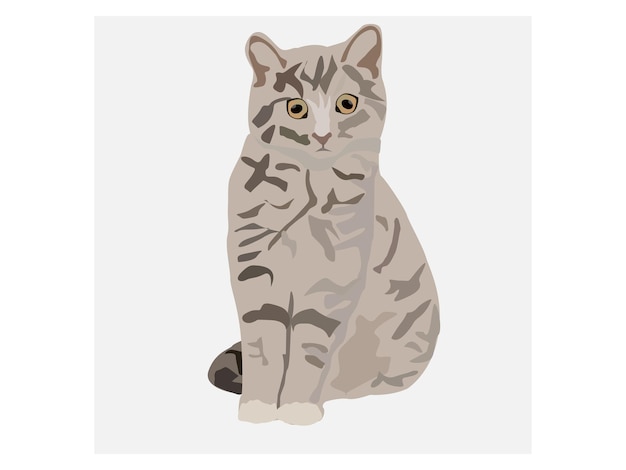 Plik wektorowy darmowa ilustracja kota wektorowego