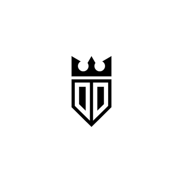 DD monogram logo projekt list tekst nazwa symbol monochromatyczny logotyp alfabet znak proste logo