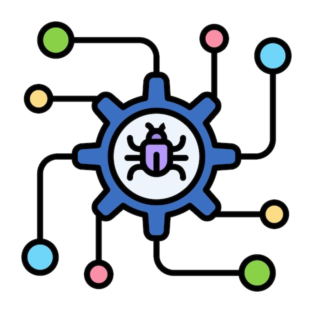 Debug Flat Illustration (Debug Flat Illustration)