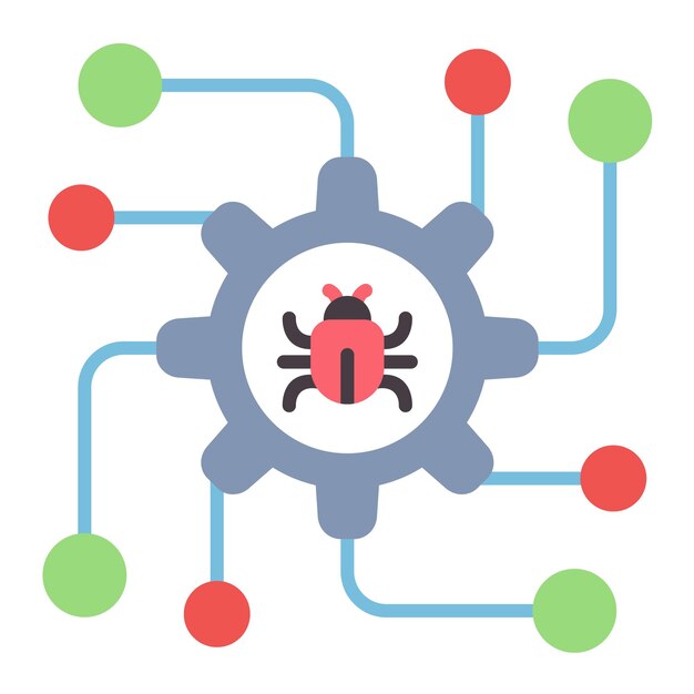 Debug Flat Illustration (Debug Flat Illustration)