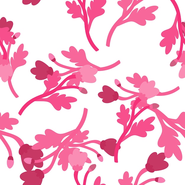 Dekoracja Abstrakcyjny Wzór Kwiatowy Wzór Botaniczny Kwiatowy Tapety